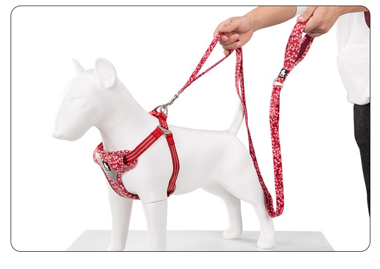 Large Multi Handle Harness -  Poppy Red Free Shipping Online