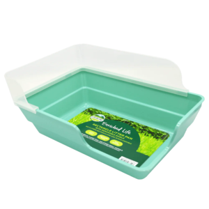 Oxbow Enriched Life Rectangle Litter Pan with Removable Shield Discount Manchester