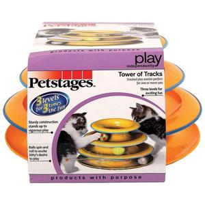PETSTAGES TOWER OF TRACKS (ORANGE) Clearance Best