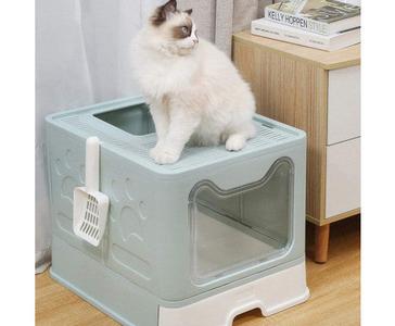 Foldable Litter Box - Blue Cheapest Sale Online