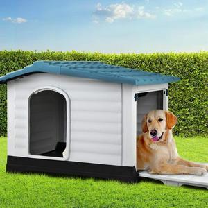 Extra Large Weatherproof Dog Kennel - Blue Newest Cheap Pice