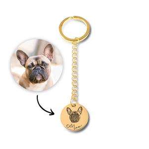 Pet Portrait Keychain Sast Sale Online