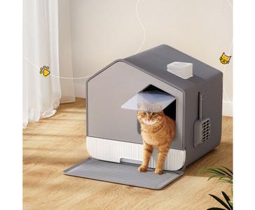 Large Enclosed Cat House Litter Box with Scoop Free Shipping Buy