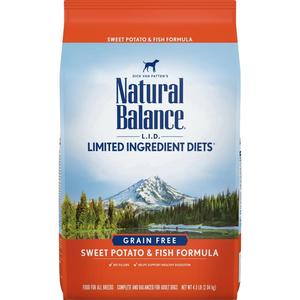 Natural Balance L.I.D. Limited Ingredient Diets Sweet Potato and Fish Adult Dry Dog Food Clearance Extremely