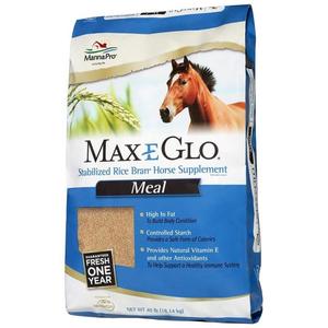 MANNA PRO MAX-E-GLO RICE BRAN MEAL HORSE SUPPLEMENT (40 LB) Cheap Professional