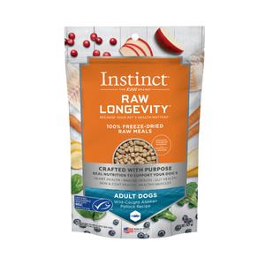 Nature's Variety Instinct Raw Longevity Adult Freeze-Dried Pollock Bites Dog Food Free Shipping Classic