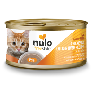 Nulo Freestyle Cat & Kitten Chicken & Chicken Liver Recipe in Broth Pay With Visa Sale Online