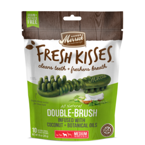 Merrick Fresh Kisses Grain Free Coconut Oil and Botanicals Medium Dental Dog Treats Discount Cheap Online