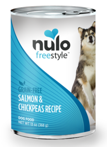 Nulo FreeStyle Grain Free Salmon and Chickpeas Recipe Canned Dog Food Nicekicks