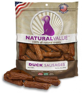 Loving Pets Natural Value Duck Sausages Dog Treats Manchester Great Sale Cheap Pice