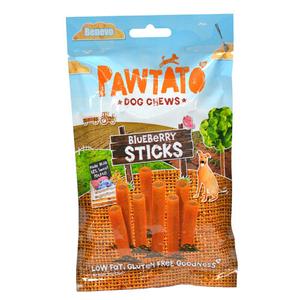 Benevo Pawtato Blueberry Sticks Dog Chews - 120g 2025 Unisex For Sale