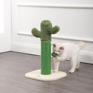 Pecos Modern Jute Cactus Cat Scratching Post with Fuzzy Toy Buy Cheap Perfect