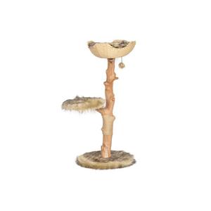 Uni Cat Tree with Basket - Brown Buy Cheap Footlocker