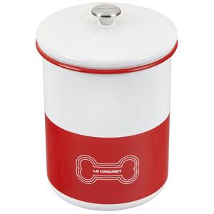 Treat Jar with Stainless Steel Knob - Red Cheap Sale Cheap