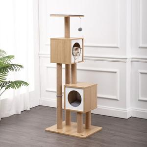 Sawyer Three-Tier Minimalist Jute Cat Tree Condo with Scratching posts Buy Cheap Authentic
