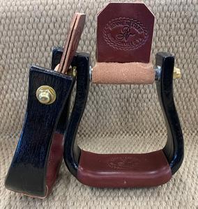 Stirrups - STP10 - Nettles 2" Flat Bottom Black Petite Cheap Sale Sale