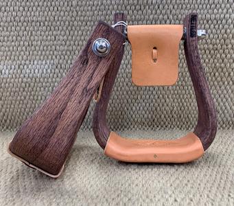 Stirrups - STP02 - Nettles 2 1/2" Chisholms Mahogany Free Shipping Cheap Pice