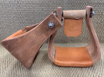 Stirrups - STP42 - Nettles 4 1/2" Chisholms Oversized Gunstock Genuine Cheap Pice