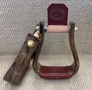Stirrups - STP04 - Nettles 2" Flat Bottom Cocoa Finish Latest Sale Online
