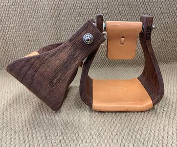 Stirrups - STP23 - Nettles 5” Chisholms Oversized Mahogany Online Online For Sale