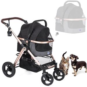 HPZ™ PET ROVER PRIME Luxury 3-in-1 Stroller for Small/Medium Dogs, Cats and Pets Sale In China