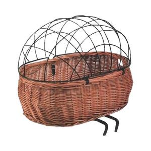 Basil Pluto Rattan Front Pet Bike Basket with Headtube Mount Cheap Sale Marketable
