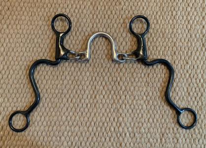 BIT - DT23 - Dutton Calvary Long Shank Port Chain w/ Copper Inlay Outlet Fashion Style