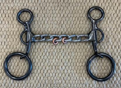 BIT - DT132 - Dutton Old Cowboy Chain w/ Copper Rings Visit For Sale
