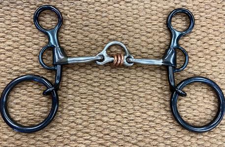 Bit - DT43 - Dutton Old Cowboy Floating Port w/ Rollers Cheap Excellent
