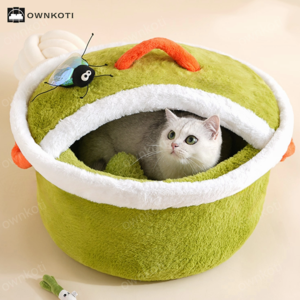 Warm Fleece Closed Saucepan Pet Bed Cheap Pice From China