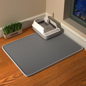 Solid Color Waterproof Cat Litter Mat Recommend Sale Online