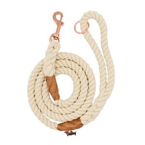 Dog Rope Leash - Natural 2025 Unisex For Sale