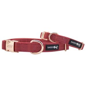 Dog Collar - Merlot With Paypal Sale Online