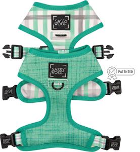 Dog Reversible Harness - Wag Your Teal Huge Surprise Cheap Pice