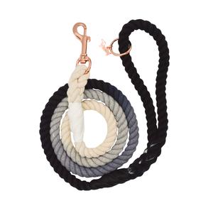 Dog Rope Leash - Ombre Black Outlet Discount Authentic