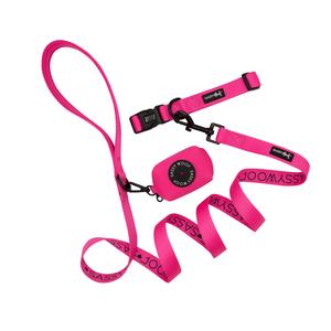 Collar Three Piece Bundle - Neon Pink Authentic Online