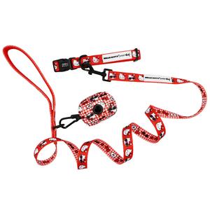Dog Collar Three Piece Bundle - Hello Kitty® Red Classic Many Kinds Of Sale Online