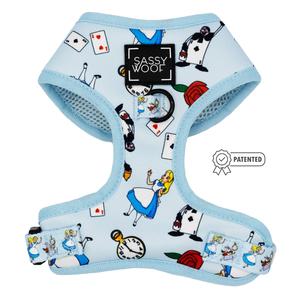 Dog Adjustable Harness - Alice in Wonderland (Blue) Cheap Sale Marketable