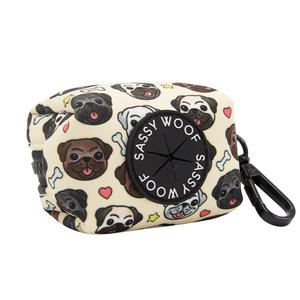 Dog Waste Bag Holder - It's a Pug's Life Newest For Sale