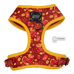 Dog Adjustable Harness - Lucky Dragon Geniue Stockist