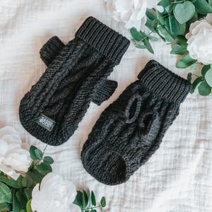 Dog Cable Knit Sweater - Black Sale Best