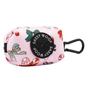 Dog Waste Bag Holder - Candy Cane Coquette Buy Cheap Hot Sale