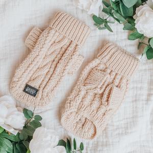 Dog Cable Knit Sweater - Beige Sale Best Seller