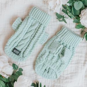Dog Cable Knit Sweater - Mint Big Discount Online
