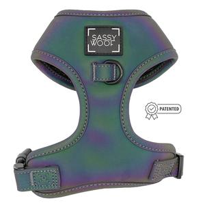 Dog Adjustable Harness - Reflection Sale Great Deals