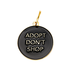 Adopt Don't Shop - Black - Pet ID Tag Pick A Best