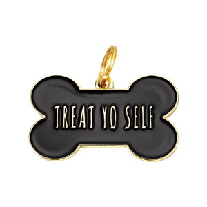 Wholesale ID Tag - Treat Yo Self - Black Outlet Choice