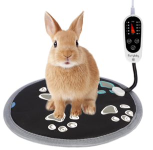 12" Pet Heating Pad, Waterproof Dog Heated Mat for Cat with 5 Level Timer and Temperature, Durable Anti-Bite Tube Indoor for Puppies Dogs Cats Rabbits Discount Low Shipping Fee