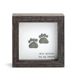 Paw Prints Shadow Box 4" View Cheap Online