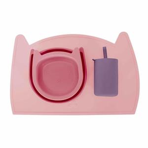 Silicone 4 Piece Dinner Set - Cat Good Selling Cheap Pice
